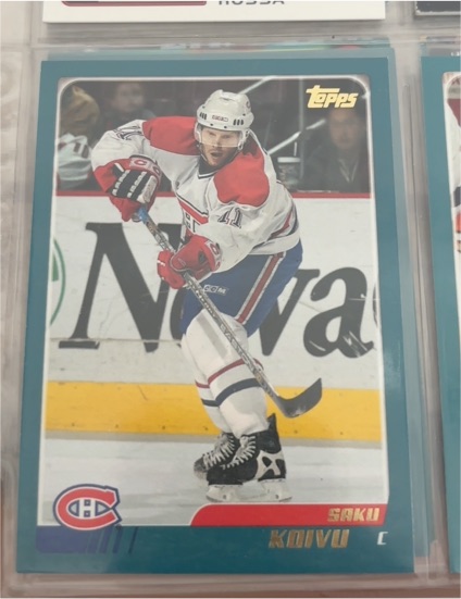 2003-04 Topps #210 Saku Koivu — front