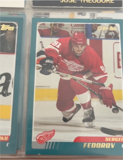 1991-92 Topps #401 Sergei Fedorov — front