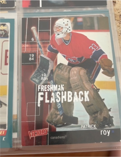 2003-04 Upper Deck Victory Freshman Flashback #FF14 Patrick Roy — front