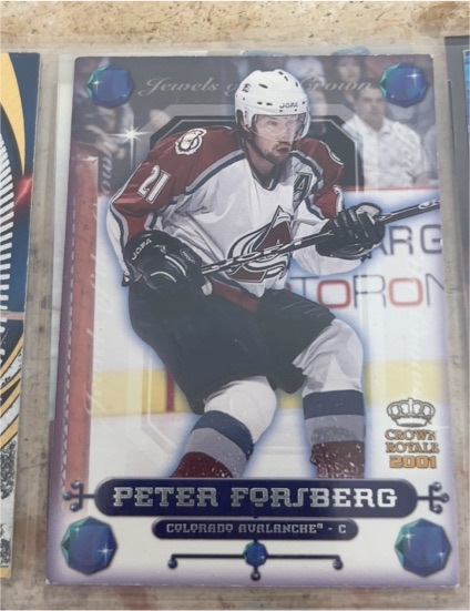2001 Pacific Crown Royale #8 Peter Forsberg — front