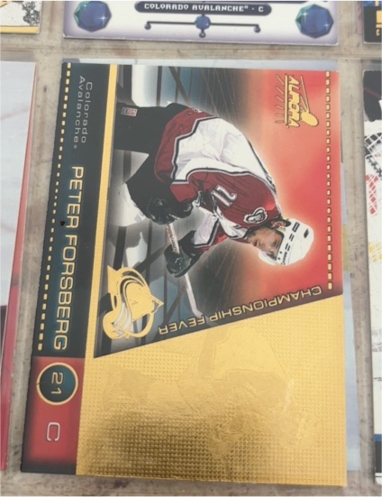 1998-99 Pacific Aurora Championship Fever #11 Peter Forsberg — front