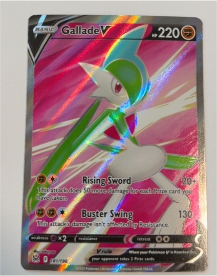 2022 Pokémon SWSH11: Lost Origin #181 Gallade V — front