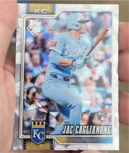 2026 Topps Series 1 #138 Jac Caglianone Diamante — front