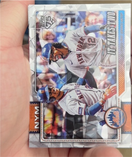 2026 Topps Series 1 #52 Francisco Lindor / Juan Soto It Takes Two — front