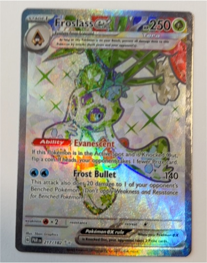 2022 Pokémon SV04: Paradox Rift #217 Froslass EX — front