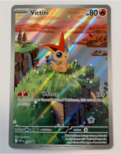 2025 Pokémon TCG SV Promo #208 Victini — front