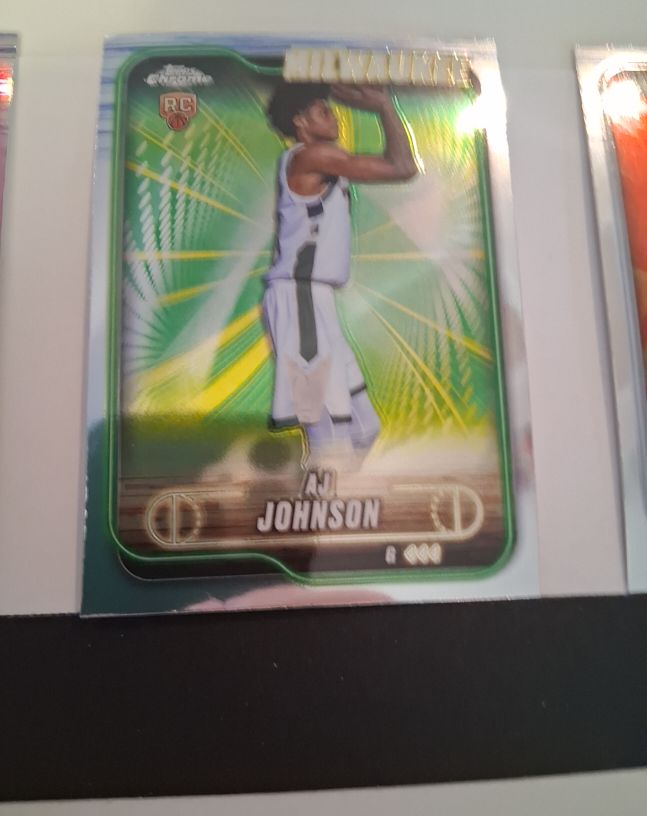 2024-25 Topps Chrome #145 AJ Johnson — front