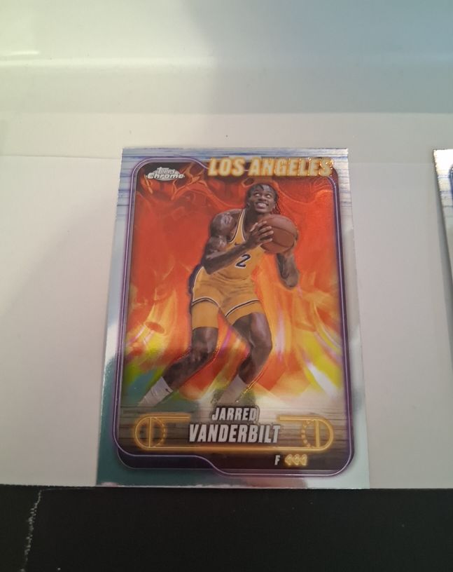 2024-25 Topps Chrome #27 Jarred Vanderbilt — front
