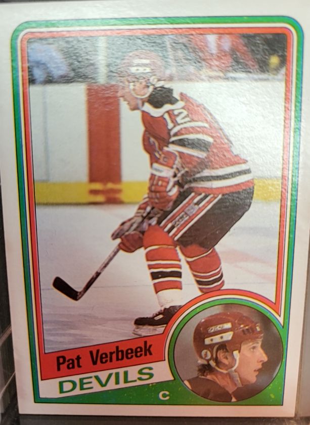 1984-85 Topps #90 Pat Verbeek — front
