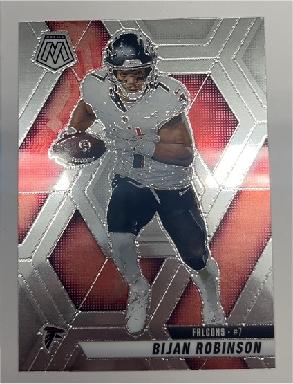 2025 Panini Mosaic #166 Bijan Robinson Atlanta Falcons — front