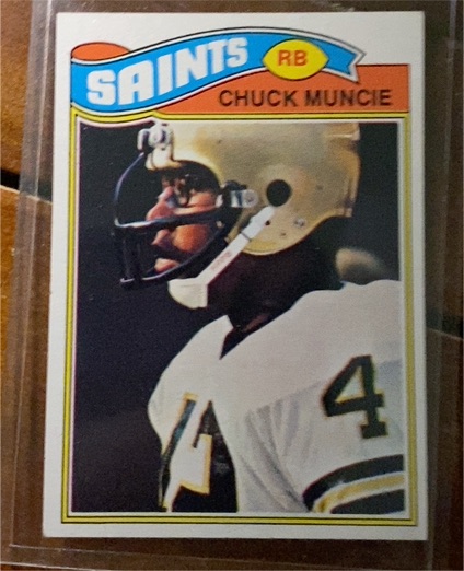 1977 Topps #467 Chuck Muncie — front