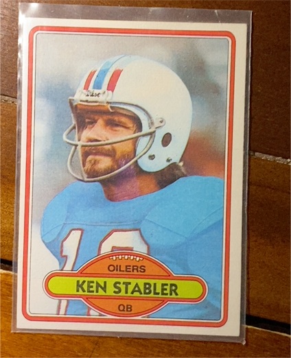 1980 Topps #65 Ken Stabler — front