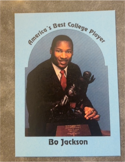 1985 Oddball #51 Bo Jackson — front