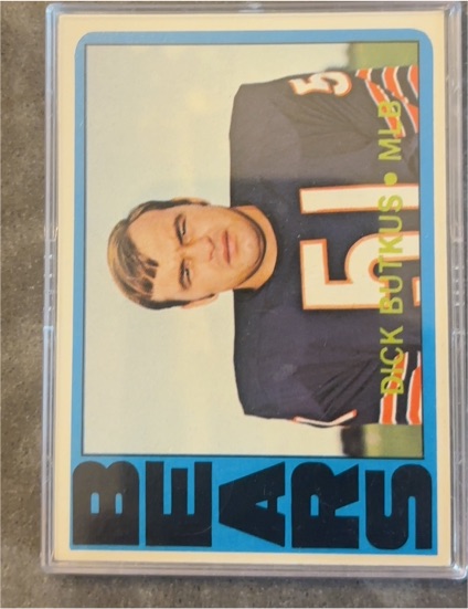 1972 Topps #170 Dick Butkus — front