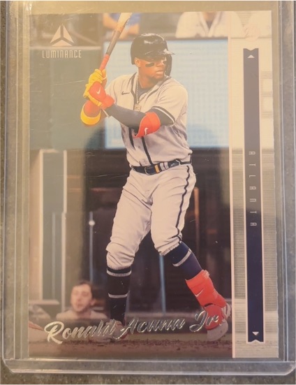 2022 Panini Chronicles Luminance #19 Ronald Acuna Jr. — front