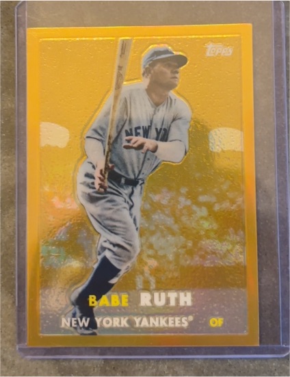 2010 Topps Chrome #3 Babe Ruth — front