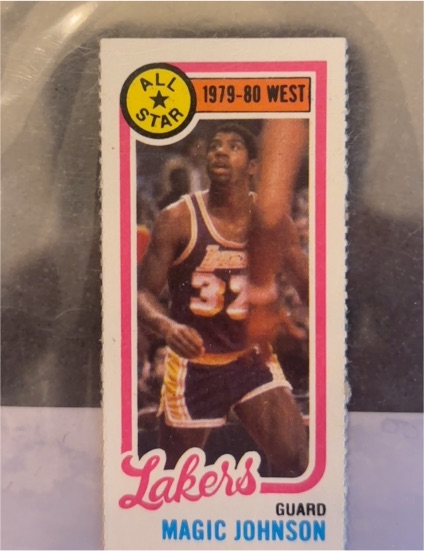 1980-81 Topps #18 Magic Johnson — front