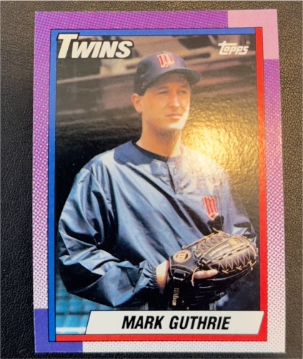 1990 Topps #317 Mark Guthrie — front