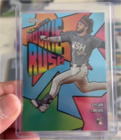 2025 Topps Chrome All-Etch Rookie Rush #CERR-12 Dylan Crews — front