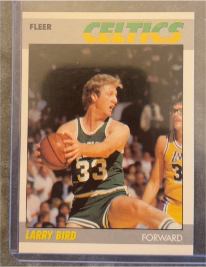 1987-88 Fleer #11 Larry Bird — front