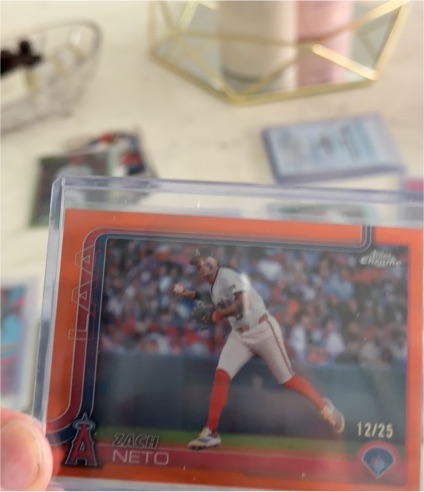 2025 Topps Series 1 #282 Zach Neto — front