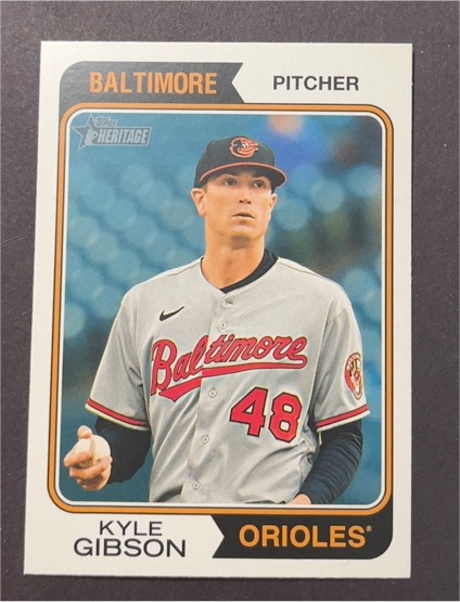 2023 Topps Heritage High Number #654 Kyle Gibson — front