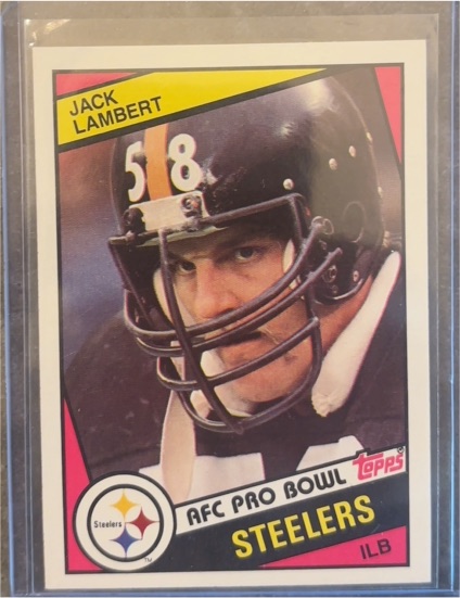 1984 Topps #167 Jack Lambert — front