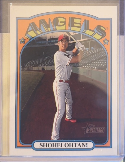 2021 Topps Heritage #245 Shohei Ohtani — front