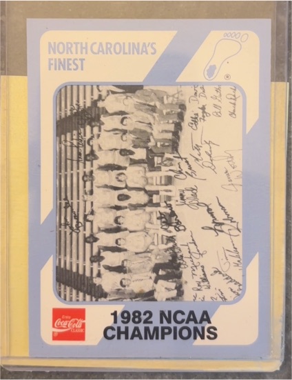1989 Collegiate Collection #200 1982 NCAA Champions Michael Jordan — front