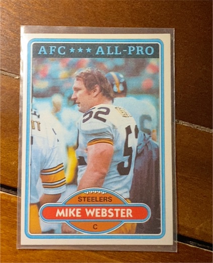 1980 Topps #350 Mike Webster — front
