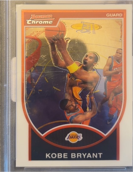 2007 Bowman Chrome #24 Kobe Bryant — front