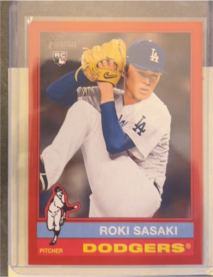 2025 Topps Heritage #224 Roki Sasaki — front
