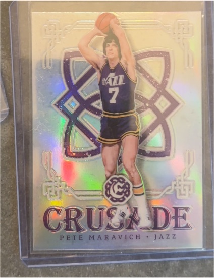 2016-17 Panini Excalibur Crusade Silver #80 Pete Maravich — front