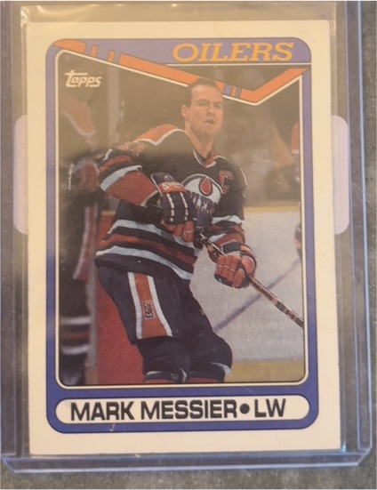 1990 Topps #130 Mark Messier — front
