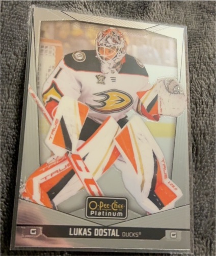 2024-25 O-Pee-Chee Platinum #79 Lukas Dostal Anaheim Ducks — front