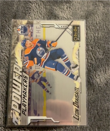 2024-25 O-Pee-Chee Platinum #PM-14 Leon Draisaitl Power Playmakers — front