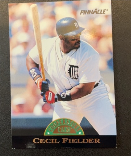 1993 Pinnacle Cooperstown #28 Cecil Fielder — front