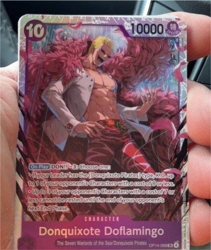 One Piece TCG OP14-069 Donquixote Doflamingo — front