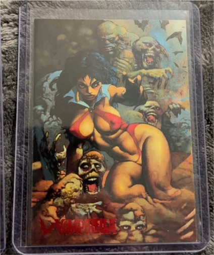 1995 Topps Visions of Vampirella #78 Vampirella — front