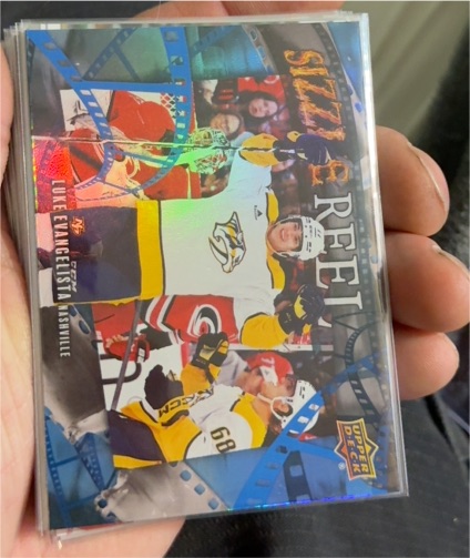2025-26 Upper Deck Series 1 Sizzle Reel #SR-26 Luke Evangelista — front