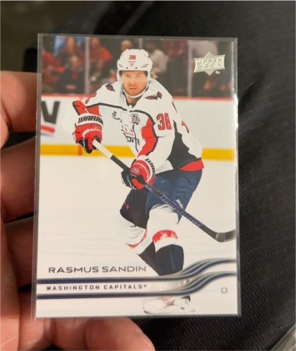 2025-26 Upper Deck #192 Rasmus Sandin — front