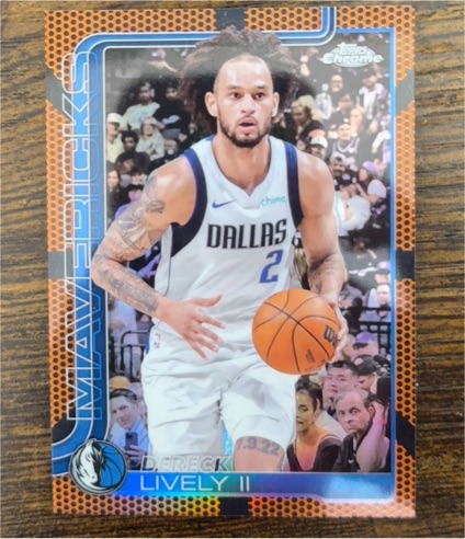2025-26 Topps Chrome #72 Dereck Lively II — front