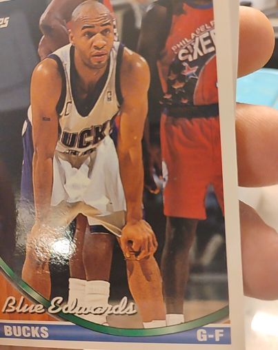 1993-94 Topps #233 Blue Edwards — front