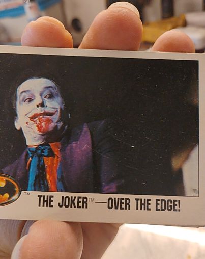 1989 Topps Batman Movie #129 The Joker - Over The Edge — front