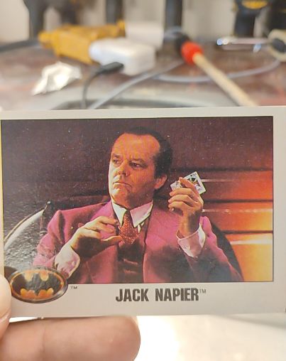 1989 Topps Batman Movie #5 Jack Napier — front