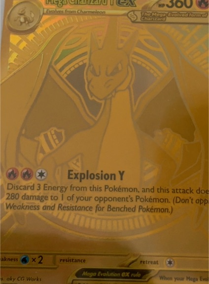 2026 Pokémon Mega Charizard Y EX #294 — front