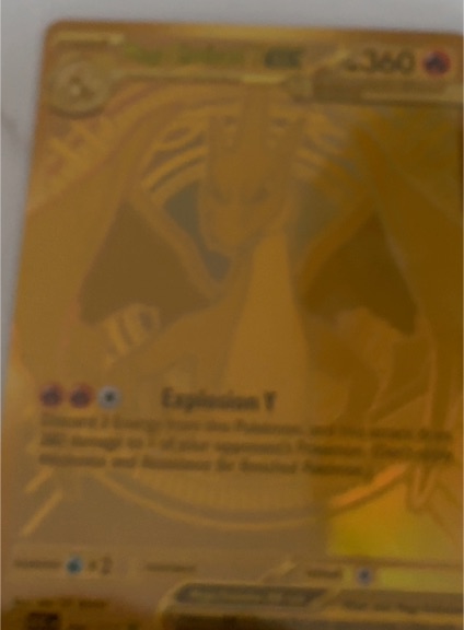 Pokémon Mega Charizard X EX 130/094 — front