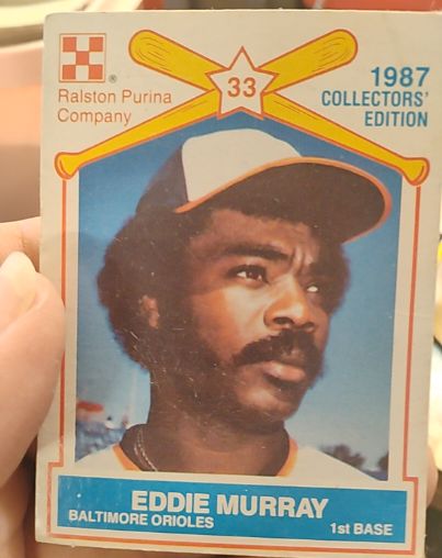 1987 Ralston Purina #33 Eddie Murray — front