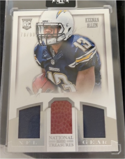 2013 Panini National Treasures #17 Keenan Allen — front