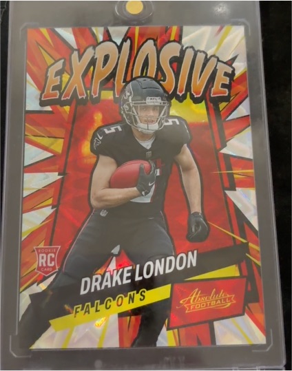 2022 Panini Absolute Explosive #E42 Drake London — front